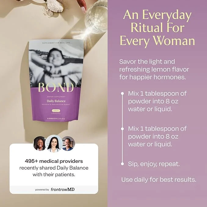 BOND Hormone Balance for Women - Daily Balance Multivitamin Drink w/Prenatal Vitamins for Hormone Harmony, Nutrient Levels...