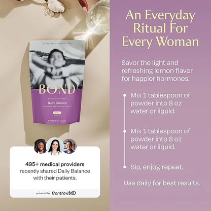 BOND Hormone Balance for Women - Daily Balance Multivitamin Drink w/Prenatal Vitamins for Hormone Harmony, Nutrient Levels...