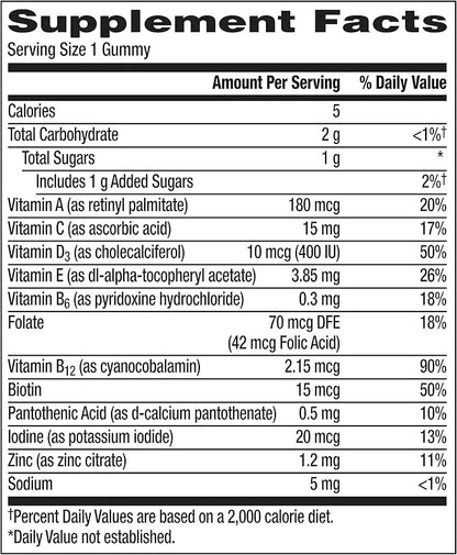 Centrum Kids Multivitamin Gummies, Tropical Punch, 110 Count, 110 Day