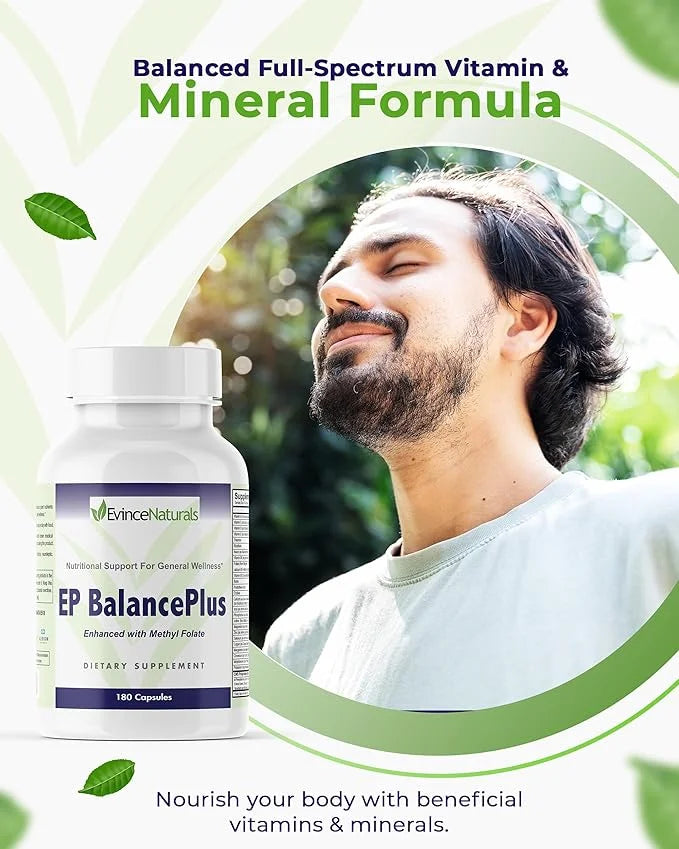 EP BalancePlus Multivitamin for Adults - Multivitamin for Men & Women with Vitamins and Minerals - Methyl Folate & Amino A...