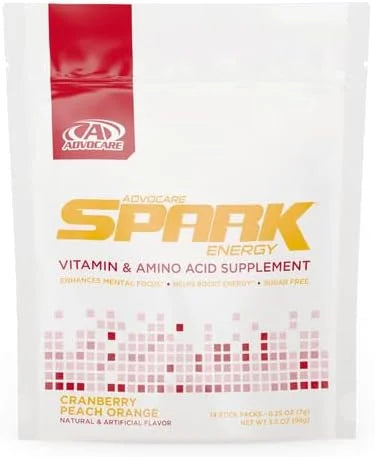 AdvoCare Spark Vitamin & Amino Acid Supplement - Focus & Energy Drink Powder Mix with Vitamin A, B-6, C & E - Also Include...