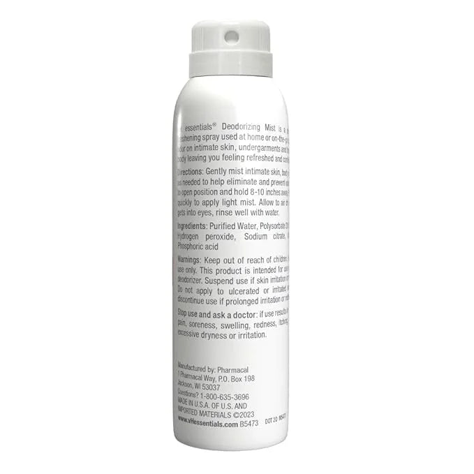 vH essentials Feminine Spray, Intimate Deodorizing 3 floz.
