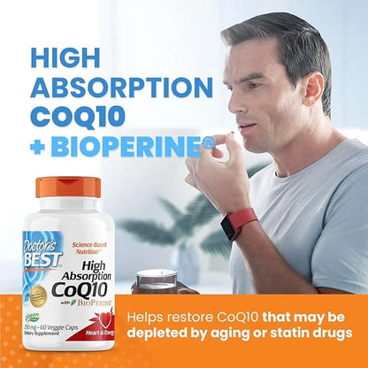 Doctor's Best High Absorption CoQ10 200 mg 60 Veggie