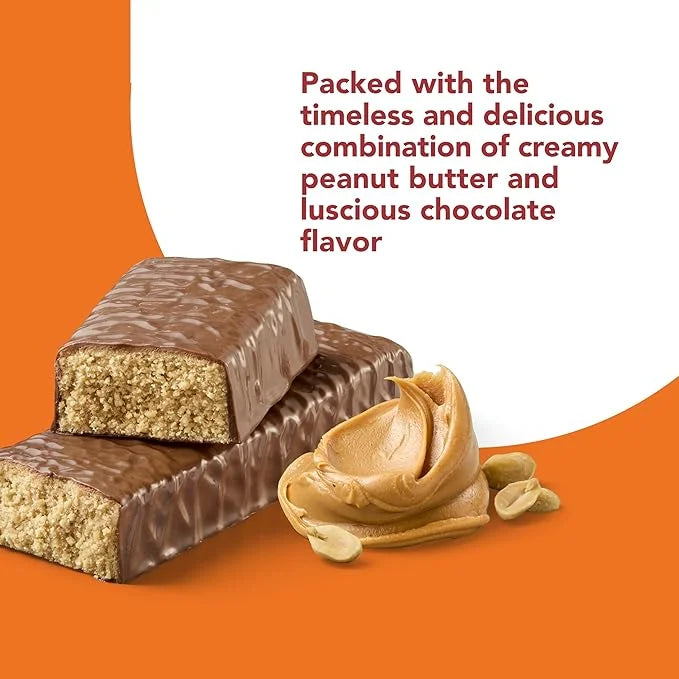 think! Protein Bars, High Protein Snacks, Gluten Free, Kosher Friendly, Creamy Peanut Butter, Nutrition Bars, 2.1 Oz per B...
