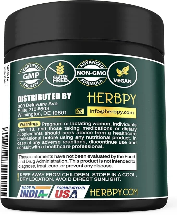 Ashwagandha Shilajit for Extra Strength and 16100mg with 120 Vegan