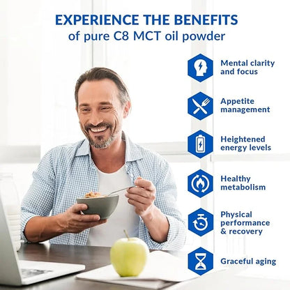 BioTrust Keto Elevate – C8 MCT Oil Powder – Ketogenic MCT Coffee Creamer, Keto Coffee Creamer – Clean Energy, Mental Focus...