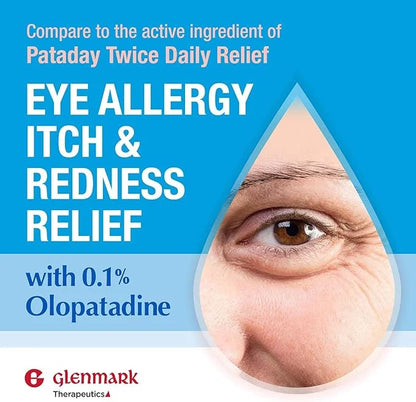 Olopatadine Eye Drops for Allergies, Redness 0.1%, 5ml 5ml