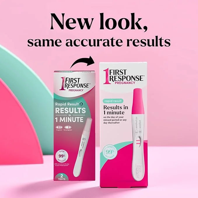 First Response Rapid Result Pregnancy Test, 2 Pack