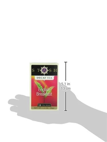 Stash Tea Decaf English Breakfast Black Tea - Decaf, Non-GMO Project Verified Premium Tea with No Artificial Ingredients, ...