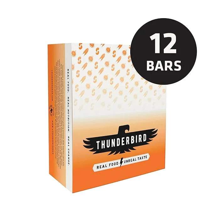 Thunderbird Bars Energy Snack, Gluten-Free with Protein, Healthy Real Food, Vegan Paleo Non-GMO, No Added Sugar, Cashew Fi...