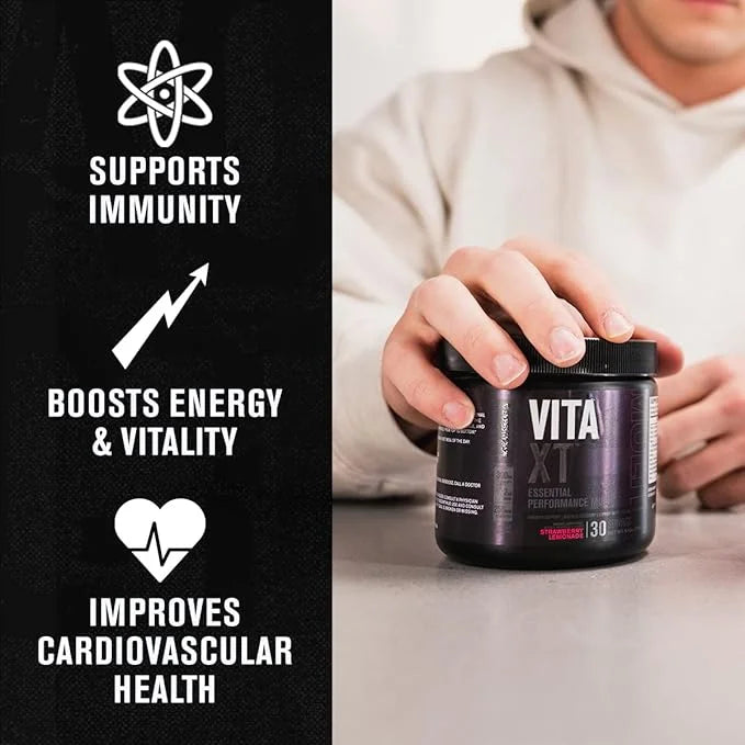Jacked Factory Vita XT Performance Vitamin Powder KSM-66 Ashwagandha, B6, B12, B12, & 30Sv