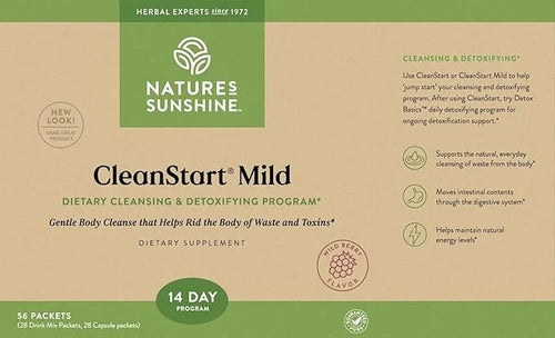 Nature's Sunshine CleanStart Mild, 56 Packets