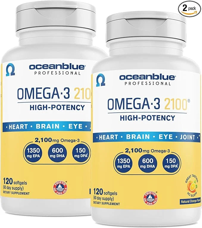Oceanblue Professional Omega-3 2100 – 120 2 Pack (120 Servings)