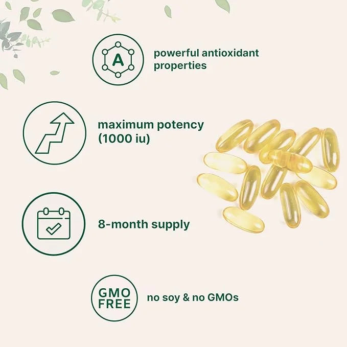Micro Ingredients Vitamin E 1000 IU, 240 Softgels