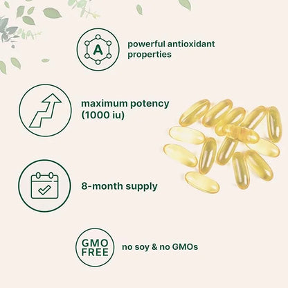 Micro Ingredients Vitamin E 1000 IU, 240 Softgels