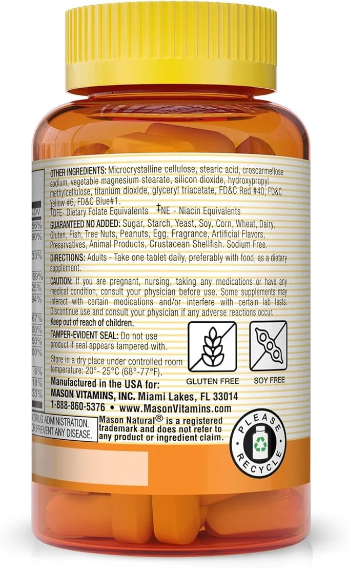 MASON NATURAL Stress B-Complex with Antioxidants 60 Tablets 3)