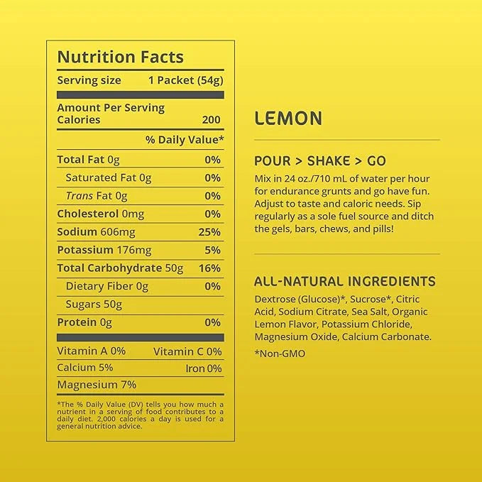 Tailwind Nutrition Endurance Fuel, Sports Drink Powder Single Serving with Electrolytes, Non-GMO, Free of Soy, Dairy, and ...
