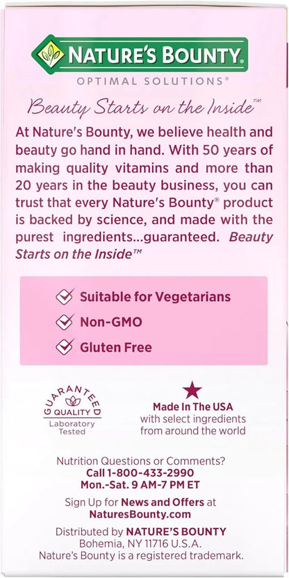 Nature's Bounty Hair Growth Supplement, 1 30 Capsules