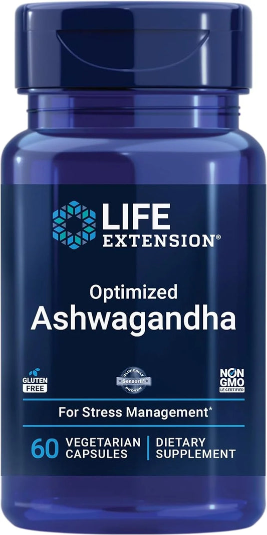 Life Extension DHEA 25mg and Optimized Ashwagandha - Supplements for Hormone Balance, Stress Relief, Immune and Cognitive ...