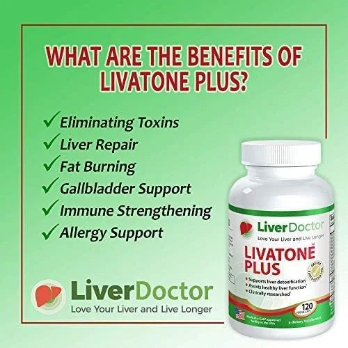 Plus Liver Detox Capsules Liver Cleanse (240 Count)