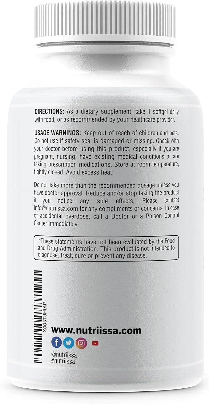 CoQ10 1000mg - High Dose for: