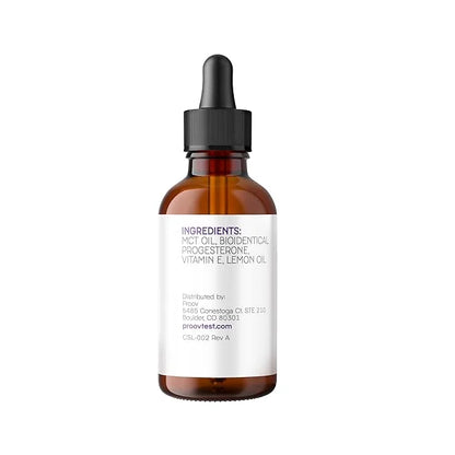 Proov Balancing Oil for Face and Body with 2500 mg bio-identical USP Natural Progesterone, MCT Oil and Vitamin E Oil (and ...
