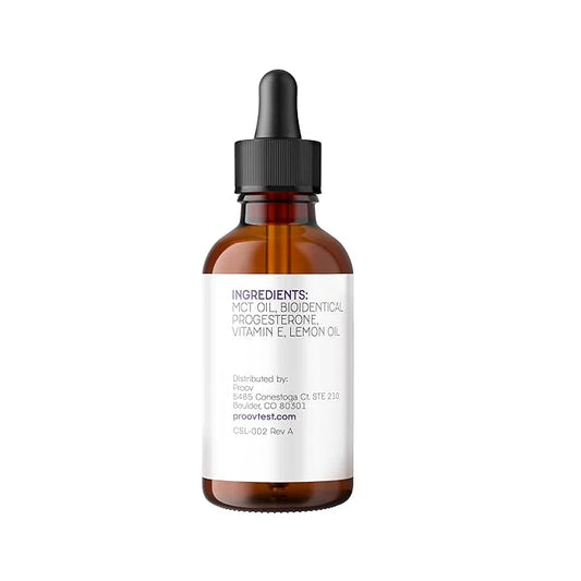 Proov Balancing Oil for Face and Body with 2500 mg bio-identical USP Natural Progesterone, MCT Oil and Vitamin E Oil (and ...