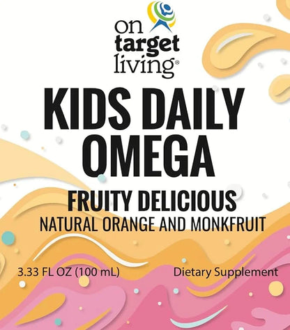 On Target Living Kids Daily Omega- 3.33 oz.