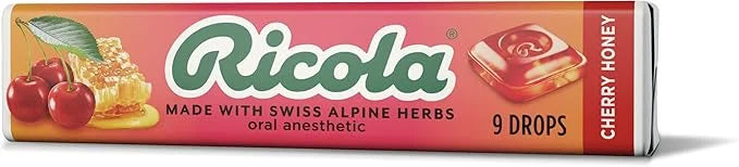 Ricola Cherry Herbal Cough Suppressant Throat 9 Count 1)