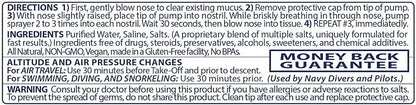 All Natural Preservative-Free Sterile Nasal Spray 130 Sprays, 18 ml