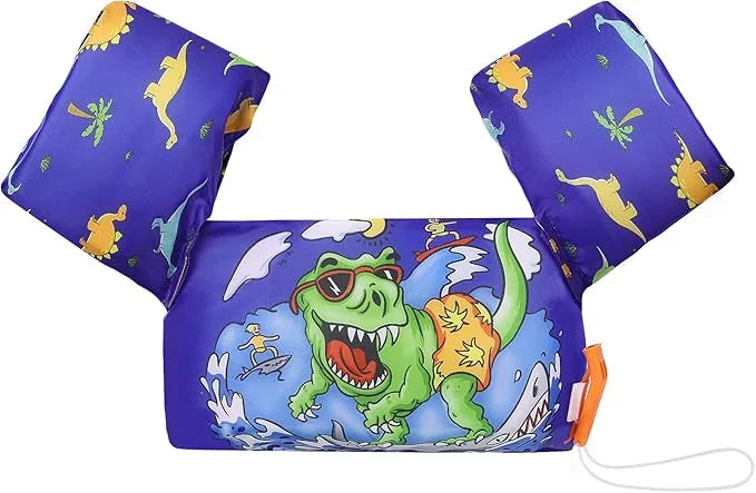 Moko Toddler Swim Vest for Kids, 20-50 lbs/22-66 lbs Clearance Swim Arm Band Cartoon Swimming Wings Pool Float Vests Sleev...