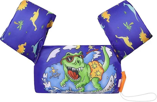 Moko Toddler Swim Vest for Kids, 20-50 lbs/22-66 lbs Clearance Swim Arm Band Cartoon Swimming Wings Pool Float Vests Sleev...