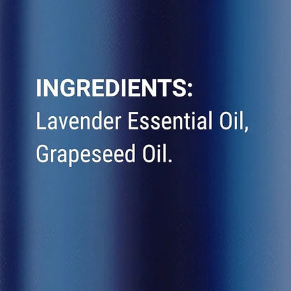Lavender Essential Oil Roll-On 10 ml - Pure, Natural & Prediluted Oil Blend Roller for Calmness, Relaxation & Skin Care - ...