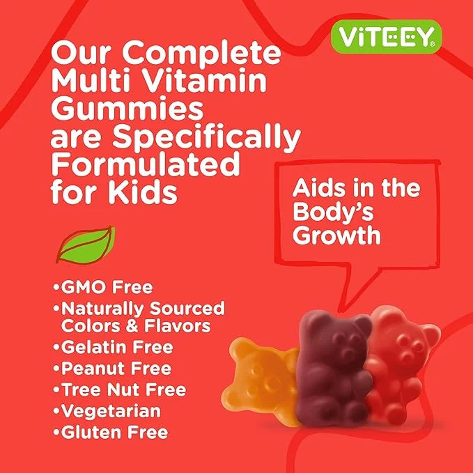 Kids Multivitamin Gummies, Complete Daily Essential 12 Essential