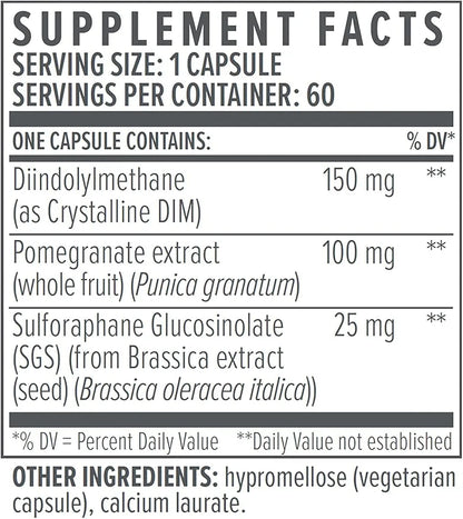 bioTE Nutraceuticals - DIM SGS + - Hormone + Detox (60 Capsules) - Product Image