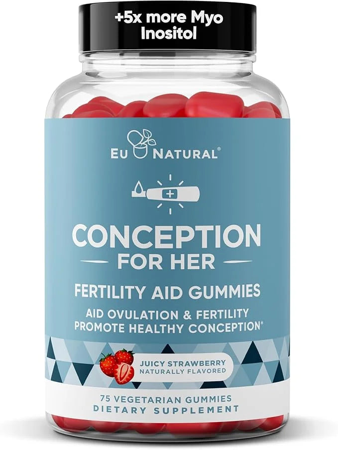 Conception for Her Fertility Gummies - Fertility Supplements for Women with Myo Inositol, Folate & More Essential Nutrient...