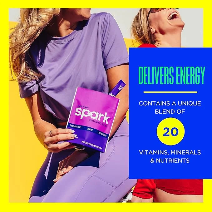 AdvoCare Spark Vitamin & Amino Acid Supplement - Focus & Energy Drink Powder Mix with Vitamin A, B-6, C & E - Also Include...