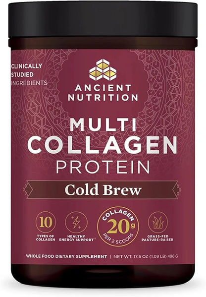 Ancient Nutrition Hydrolyzed Collagen Peptides Powder, 40 Servings, 17.5 oz