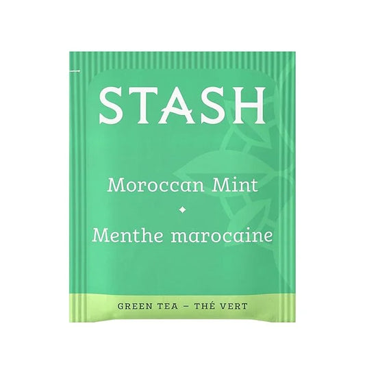 Stash Tea Moroccan Mint Green Tea - Caffeinated, Non-GMO Project Verified Premium Tea with No Artificial Ingredients, 30 C...