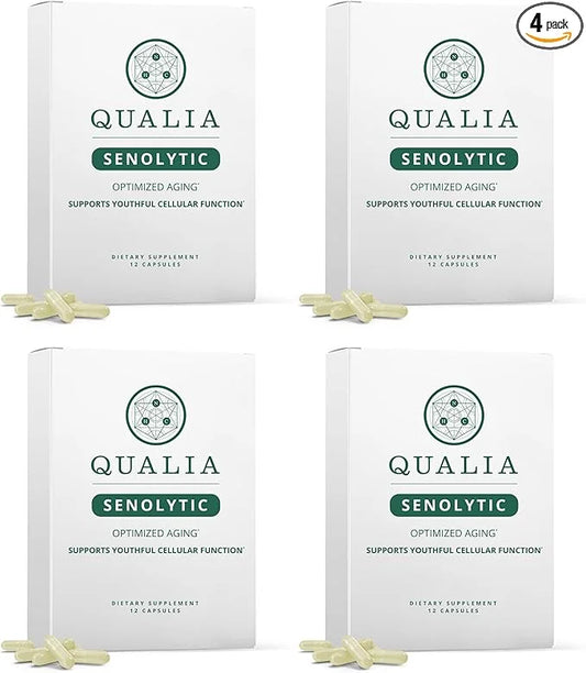 Qualia Senolytic | The Ultimate Formula for Enhanced Cell Repair and Rejuvenation. 2-Day Aging & Longevity Support Regimen...