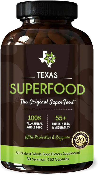 Original Superfood Capsules, Superfood Reds and Greens, All-Natural Whole Food Dietary Supplement, Non-GMO, Gluten Free, V...