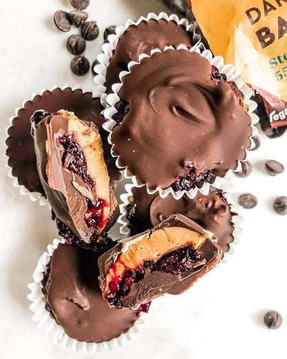 Dark Chocolate Chips by Lily's | Stevia Sweetened, No Added Sugar, Low-Carb, Keto Friendly | 55% Cocoa | Fair Trade, Glute...