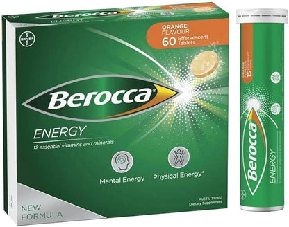 Berocca Energy Vitamin B & C 60 Pack
