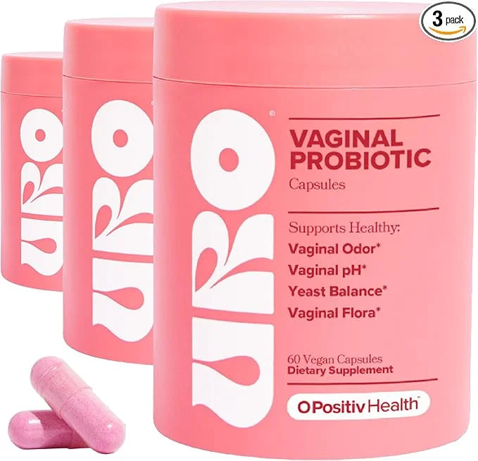 URO Vaginal Probiotics for Women pH Balance with Prebiotics & Lactobacillus Blend - Womens Health Supplement - Promote Hea...