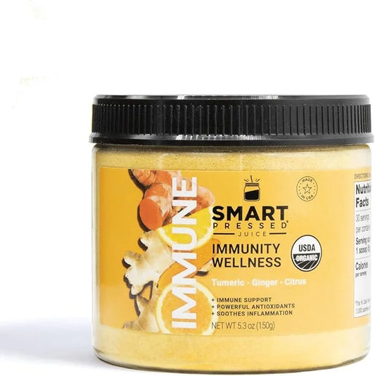 SMART Pressed Juice Immunity Wellness Drink with Organic Turmeric Curcumin Ginger Shot for Immune Support | Apple Cider Vi...