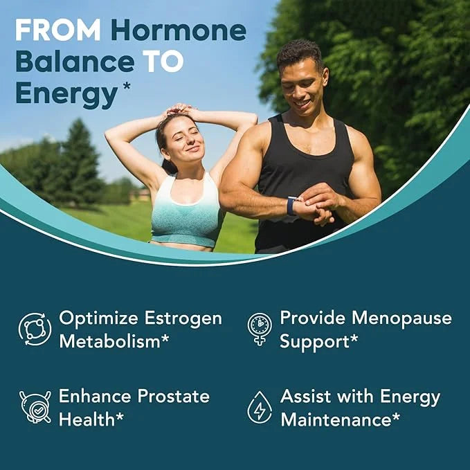 DIM Supplement 300mg for Women & Men, Estrogen Balance & Metabolism, Hormone Balance, Menopause Support, Energy Maintainen...