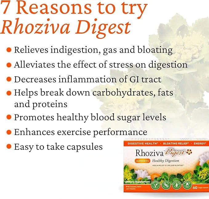 Digest. Gut Health supplement with Digestive 60 Capsules.