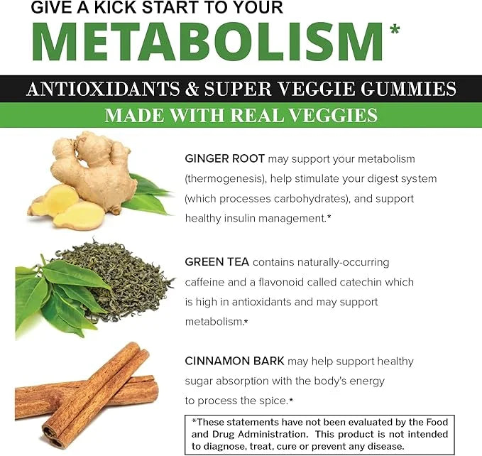 Made with Real Super Veggies Delicious Kids(60 Chews),30 Chews),30 Veggies,Herbs,Fruit (30 Day