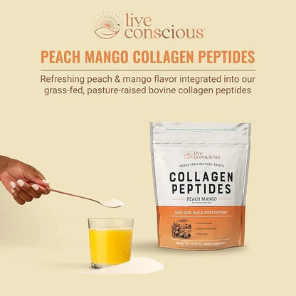 Live Conscious Collagen Peptides Powder 30 Servings 13oz