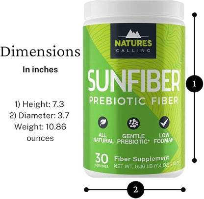 NATURE'S CALLING All-Natural Fiber Supplement 30 Servings (7.4 oz)